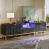 70 TV Stand with LED Lights