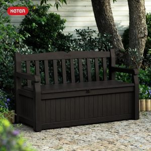 70 Gallon Storage Bench Deck Box 