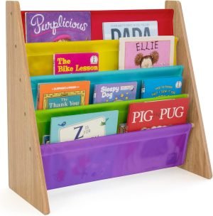 4-Tier Kids Bookshelf