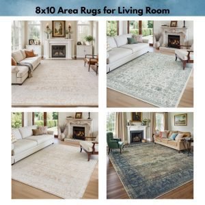 8×10 Area Rugs for Living Room