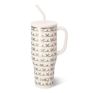40oz Tumbler with Handle and Straw