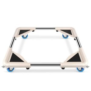 Adjustable Furniture Dolly with 4 Locking Wheels