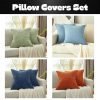 Sofa Throw Pillow Covers Set