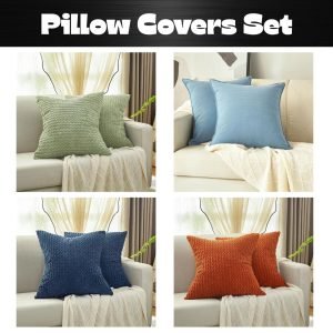 Sofa Throw Pillow Covers Set