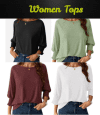 Women’s 3/4 Sleeve Tops