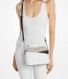 Michael Kors Jet Set Travel Color-Block Signature Logo Crossbody Bag
