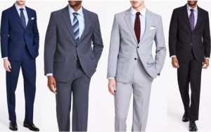 Nautica Men’s Modern-Fit Bi-Stretch Suit