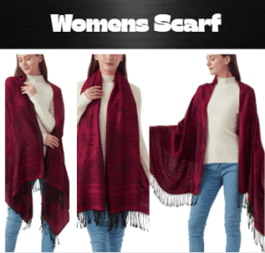 Reversible Paisley Pashmina Rave Scarf Shawl