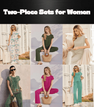 Ekouaer Two-Piece Sets for Women