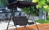Costway Loveseat Patio Canopy Swing Glider Hammock