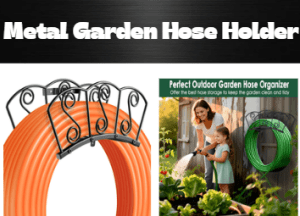 Metal Garden Hose Holder