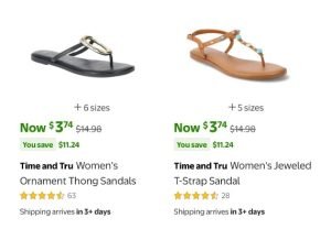 Summer Shoes/Sandals are on Clearance At Walmart !