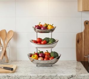 3 Tier Ceramic Fruit Bowl