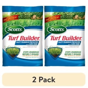 2-Pack Scotts Turf Builder Lawn Food w/ Crabgrass Preventer At Walmart !!