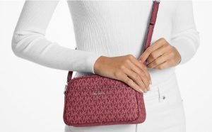 Michael Kors Jet Set Small Signature Logo Camera Crossbody Bag