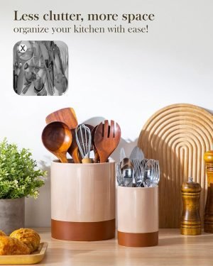 Ceramic Kitchen Utensil Holder