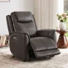 Zero-Gravity Vegan Leather Power Recliner At Wayfair !!