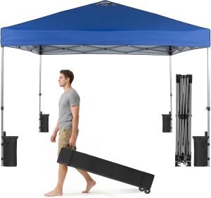 10x10ft 1-Person Pop Up Canopy Tent 