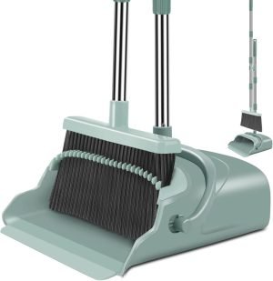 Upgrade Broom and Dustpan Set 