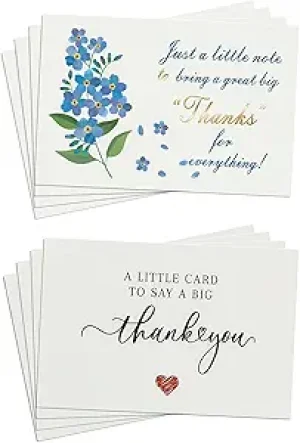 Thank You Cards with Envelopes 