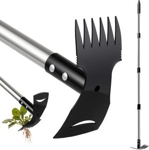 Weed Puller Tool with Long Handle