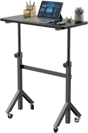 32  Small Standing Desk with Wheels 