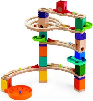 Wooden Marble Run Blocks Set 