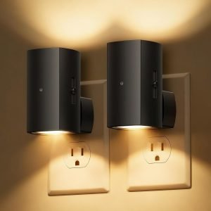 2 Pack Night Lights Plug Into Wall