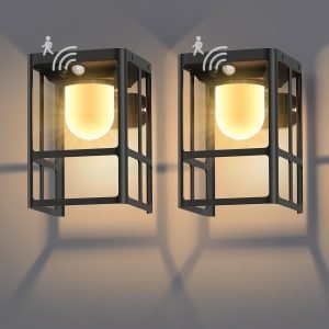 Solar Porch Lights Outdoor 