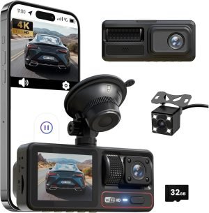 3 Channel Dash Camera for Cars