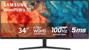 Samsung 34″ ViewFinity S50GC Series Ultrawide QHD Monitor 