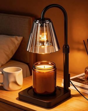 Candle Warmer Lamp with Timer & Adjustable Height 