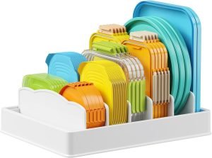 Kitchen Cabinet Organizer for Food Contanier Lid