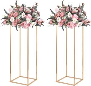 Gold Wedding Flower Stands