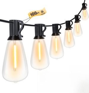 ST38 Outdoor String Lights 100Ft 