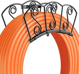 Wall Mounted Metal Garden Hose Holder 