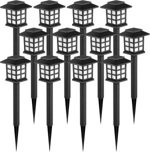 Solar Outdoor Lights 12 Pack 