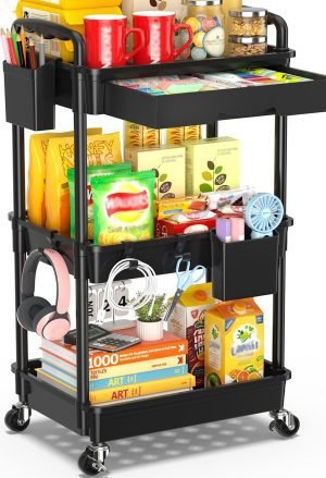  3 Tier Rolling Storage Carts