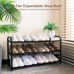 3-Tier Expandable Shoe Rack