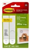 20 lb XL Heavyweight Picture Hanging Strips 8-Pack 