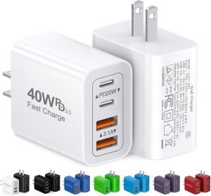 40W USB-C Charger Cube 2-Pack
