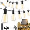 52FT Solar String Lights