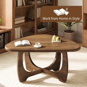 Oval Coffee Table with Triangle Top 