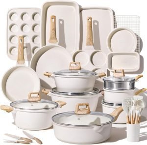 44pcs Pots and Pan Set Nonstick  Cookware Sets