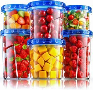 Freezer Storage Containers 6 Pack 