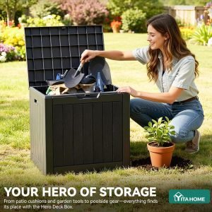 30 Gallon Deck Box Outdoor Storage Box 