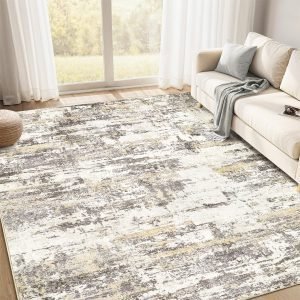 Abstract Washable Rug