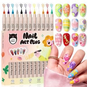 12 Color Nail Art Pens