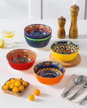 Boho Cereal Bowls Set