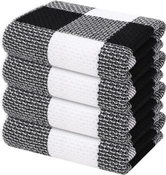 100% Cotton Waffle Weave Kitchen Towels